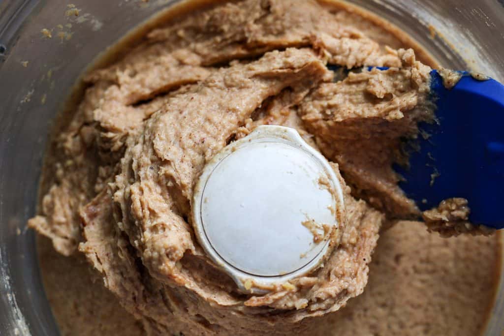 Processed chickpea cookie dough