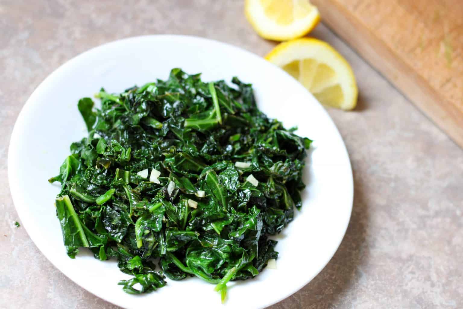 Sautéed Kale and Spinach Recipe An Easy Side Dish The Home Intent
