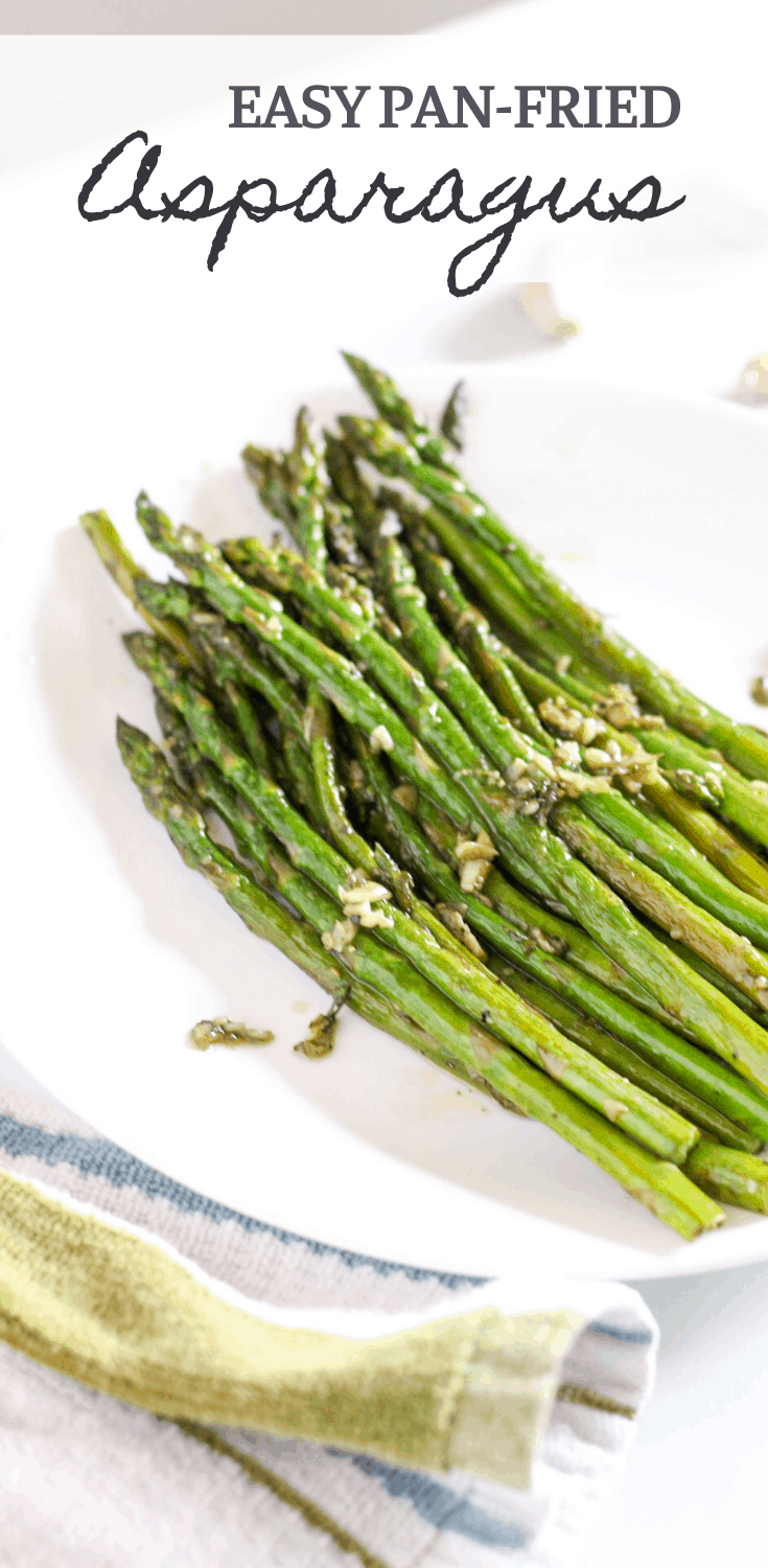 PanFried Asparagus with Garlic Easy Side Recipe The Home Intent