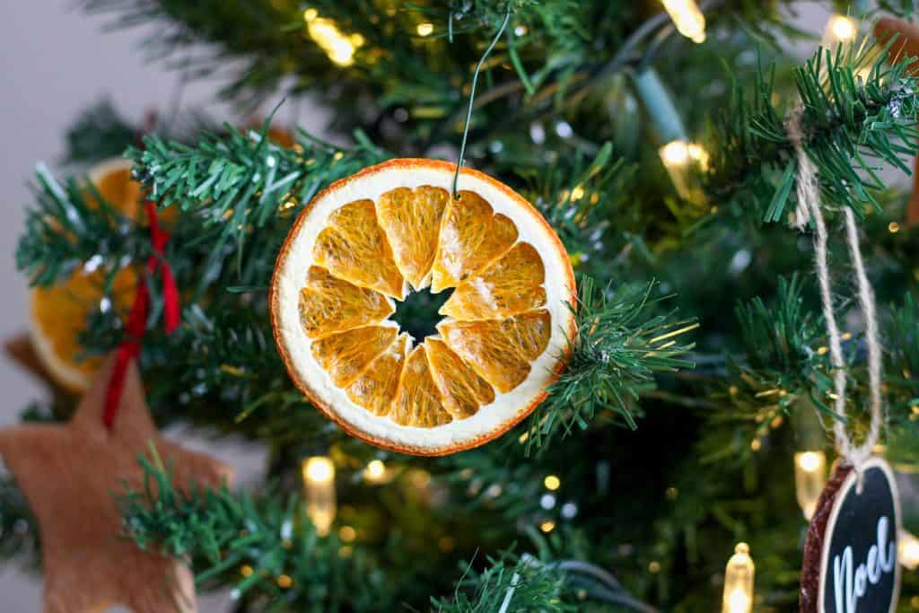 orange slices christmas ornament