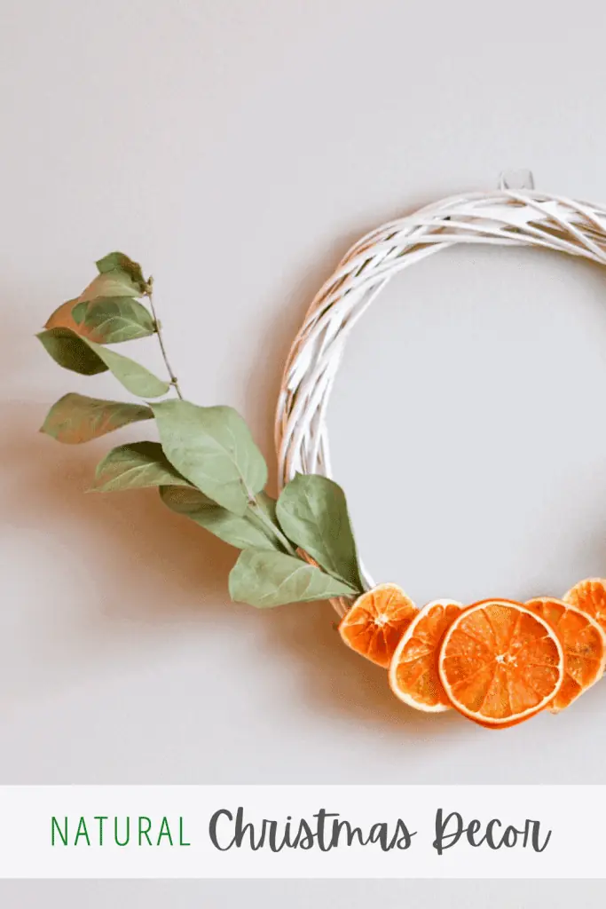 orange slice wreath