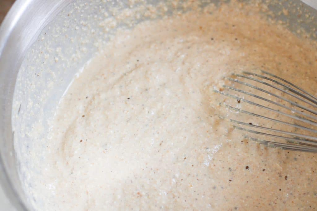 mix pancake batter