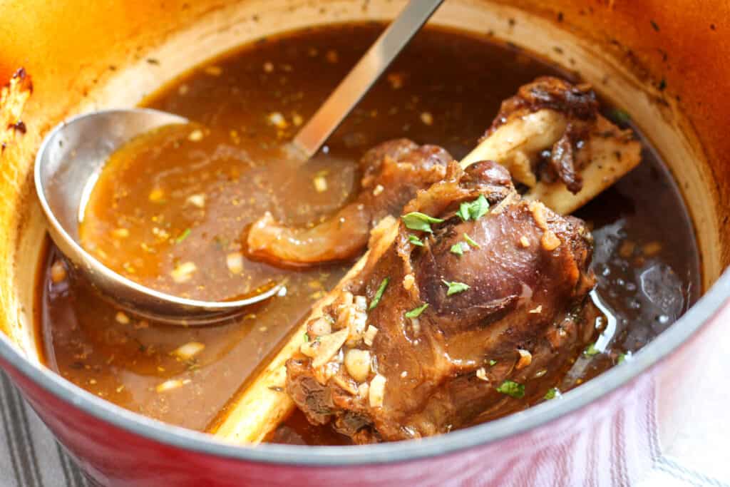 Braised Venison Shanks with Garlic Healthy Recipe The Home Intent