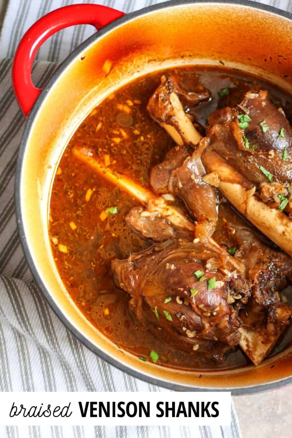 Braised Venison Shanks with Garlic Healthy Recipe The Home Intent