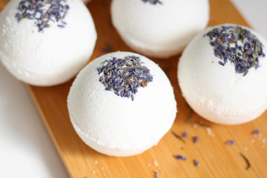 How to Make Shea Butter Bath Bombs | Easy DIY - The Home Intent