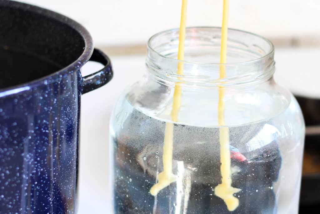 How to Make Hand Dipped Beeswax Candles The Home Intent