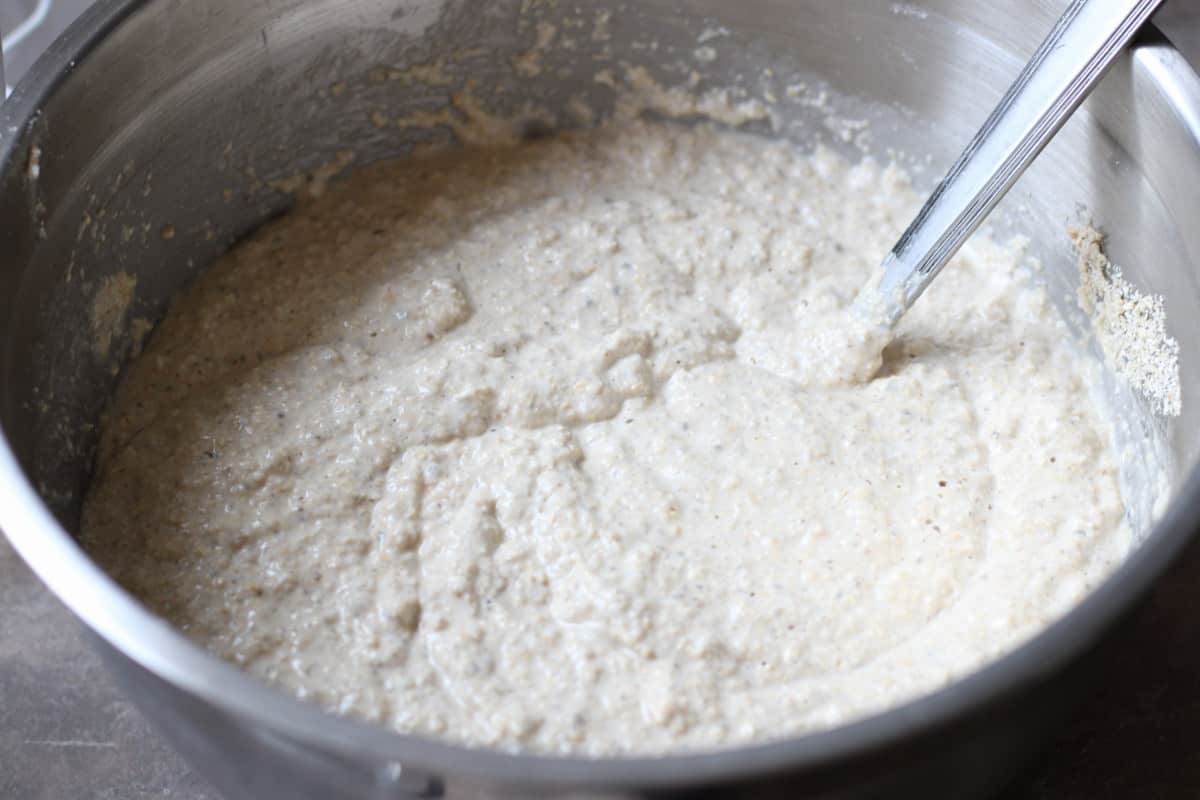 gluten free, dairy free biscuit dough/batter