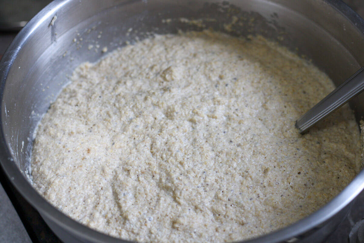 biscuit dough on bowl