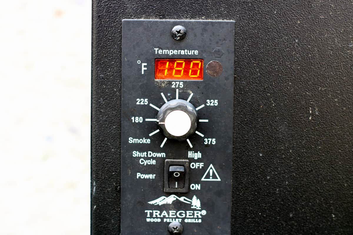 traeger smoker control knob