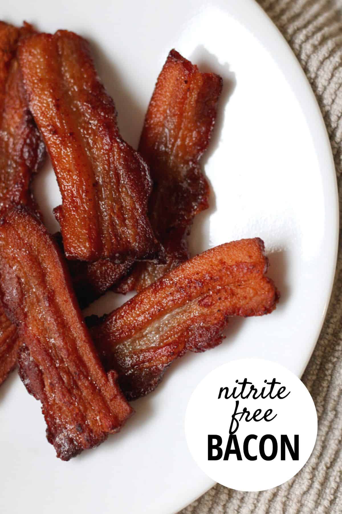 crispy bacon on a plate
